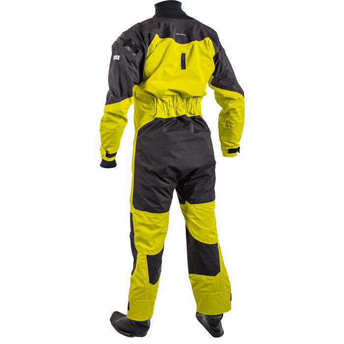 2023 Gul Junior Dartmouth Eclip Zip Drysuit & Free Underfleece GM0389-B9 - Sulphur / Black
